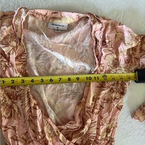 Agua Bendita Pink Floral Slip Dress